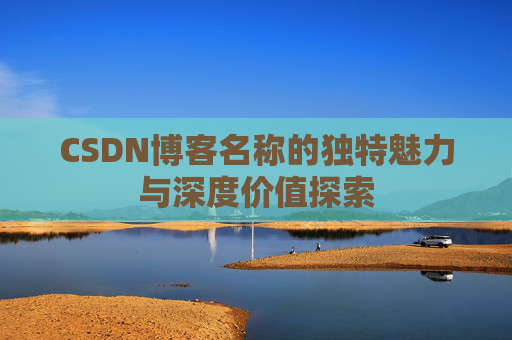 CSDN博客名称的独特魅力与深度价值探索